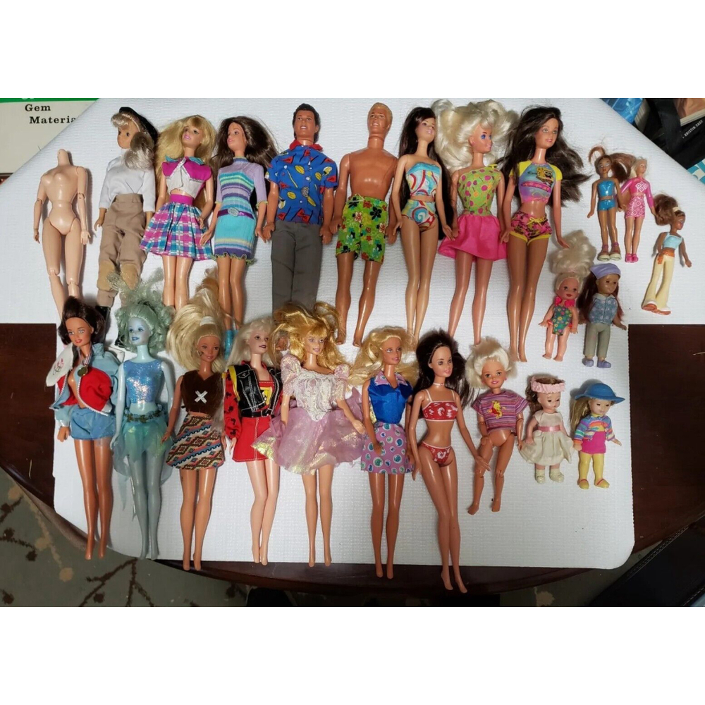 24 Barbie Doll, Clothing And Accessories Lot